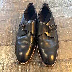 Cole Haan Single Monk Kennedy Grand OS Black Men's Dress Shoes Size 10 M C26115
